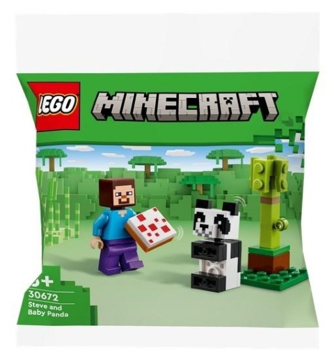 LEGO(R) MINECRAFT 30672 Steve i mala panda