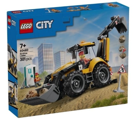 LEGO(R) CITY 60480 Żółta koparko-ładowarka