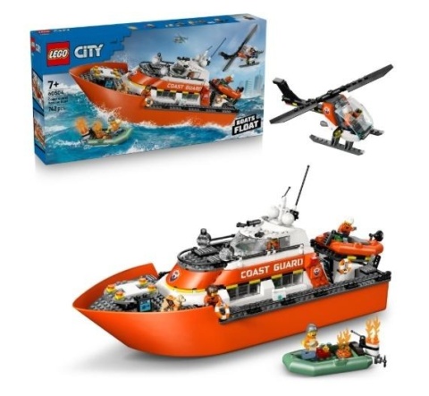 LEGO(R) CITY 60504 Łódź ratunkowa i helikopter