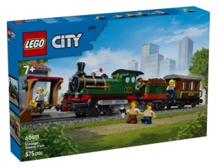 LEGO(R) CITY 60511 Retro pociąg z lokomotywą parową