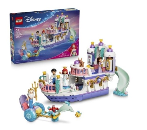 LEGO(R) DISNEY 43299 Królewska łódź weselna Arielki