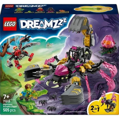 LEGO(R) DREAMZZZ 71513 Koszmarna skorpionowa koparka