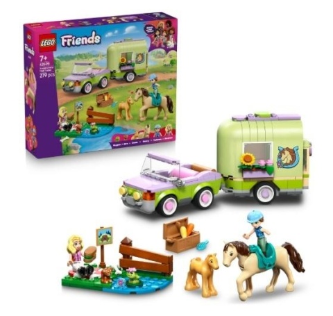 LEGO(R) FRIENDS 42695 Przyczepa z koniem...