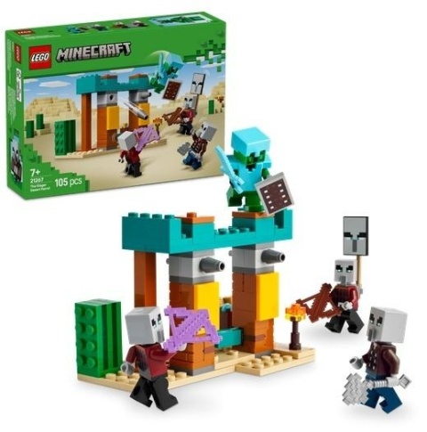 LEGO(R) MINECRAFT 21267 (4szt) Pustynny patrol złosa