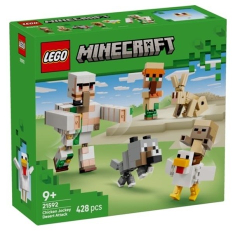 LEGO(R) MINECRAFT 21592 Atak kurzego jeźdźca na pust