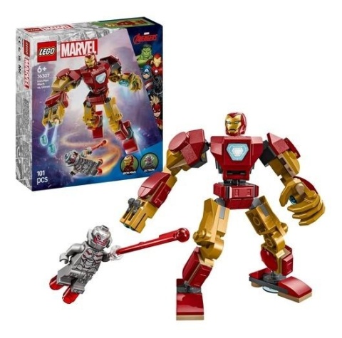 LEGO(R) SUPER HEROES 76307 (4szt) Mech Iron Mana...