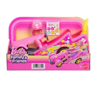 Barbie gokart + kask