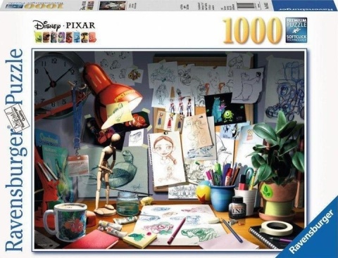 Puzzle 1000 Artystyczne biurko