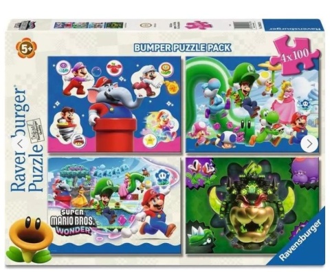 Puzzle 2D 4x100el Super Mario