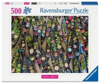Puzzle 500 Floating Market, Indonesia