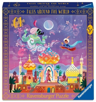Puzzle dla dzieci: Magiczna lampa Alladyna 64el