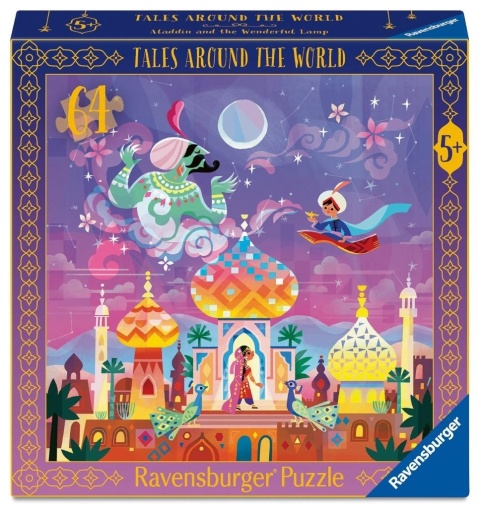 Puzzle dla dzieci: Magiczna lampa Alladyna 64el