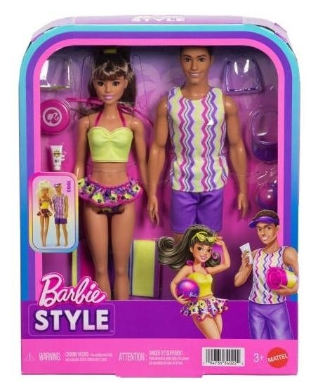Barbie Barbie i Ken na plaży