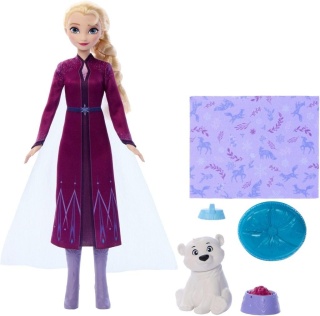 Disney Frozen Lalka Elsa + Baby Bear