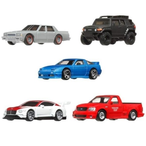 Hot Wheels Premium Szybcy i wściekli mix (10szt)