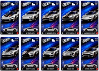 Hot Wheels Silver Series Automotive Mix (24szt)