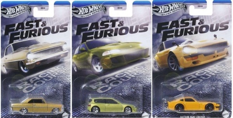 Hot Wheels Szybcy i wściekli Samochodzik (24szt)