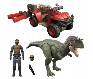 Jurassic World Dinozaur i pojazd terenowy