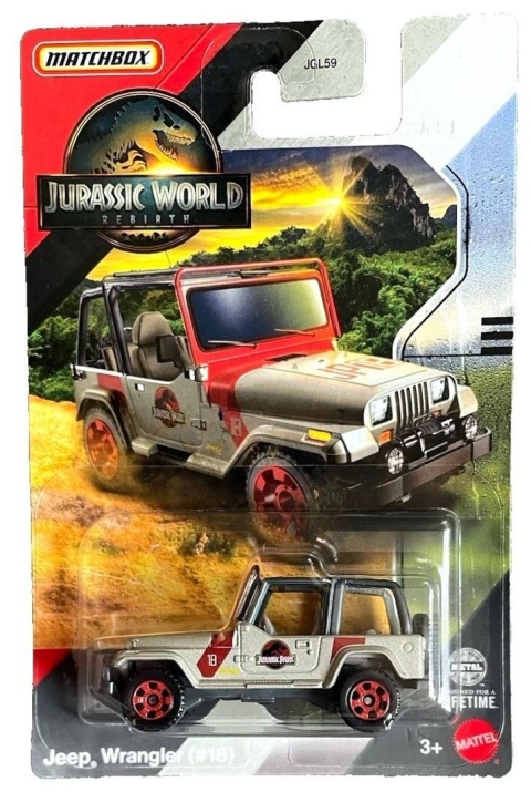 Matchbox Jurassic World Metalowy pojazd mix