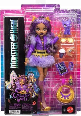 Monster High Lalka Clawdeen Wolf + Zwierzątko