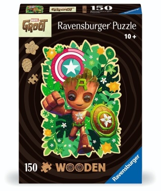 Puzzle 150 Marvel Groot Wooden