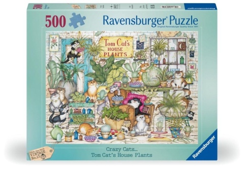 Puzzle 2D: Crazy Cats 500el