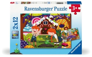 Puzzle dla dzieci 2D: Świat baśni 2x12el