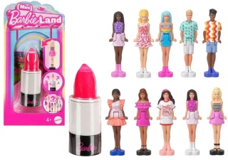 Barbie mini laleczka niespodzianka w szmince mix