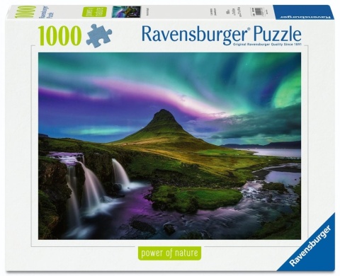 Puzzle 1000 Aurora Over Kirkjufell
