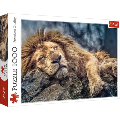 Puzzle 1000 Śpiący lew TREFL