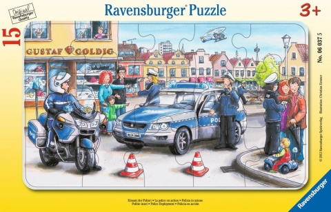 Puzzle 15 Police Deployment Frame