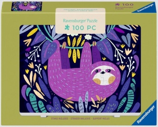 Puzzle 2D 100 Purple Sloth Smile