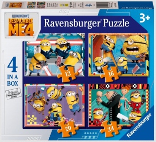 Puzzle 2D 4w1: Minionki
