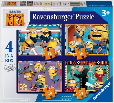 Puzzle 2D 4w1: Minionki