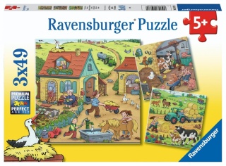Puzzle 3x49 Farm fun