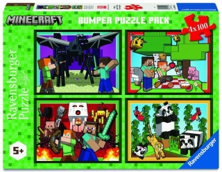 Puzzle 4x100 Minecraft Adventures