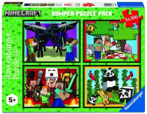Puzzle 4x100 Minecraft Adventures