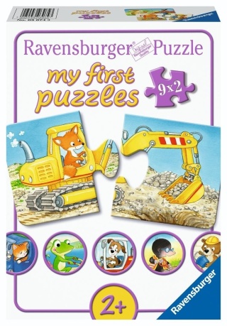 Puzzle 9x2 Animal Construction