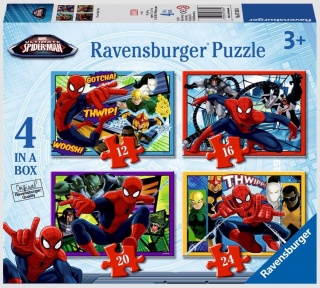 Puzzle dla dzieci 2D 4w1: Ultimate Spiderman