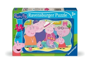 Puzzle dla dzieci 2D: Siostrzyczka Peppy 35el