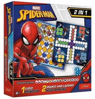 Spider-Man 2w1 Chińczyk - Węże i drabiny TREFL