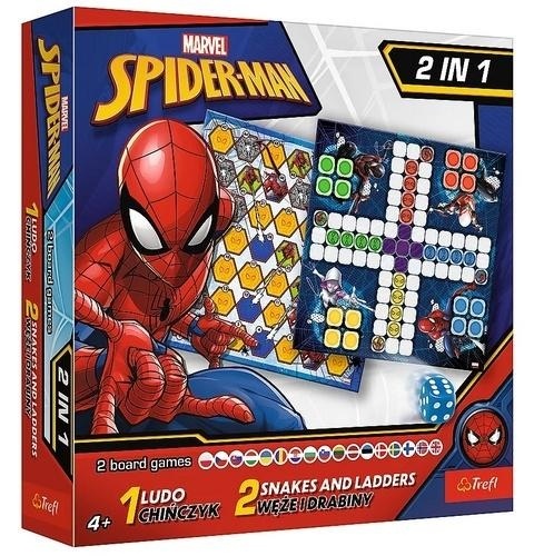 Spider-Man 2w1 Chińczyk - Węże i drabiny TREFL