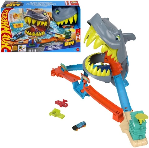 Tor Hot Wheels City Rekin Starcie na plaży