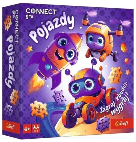 Gra dla dzieci Connect Pojazdy TREFL