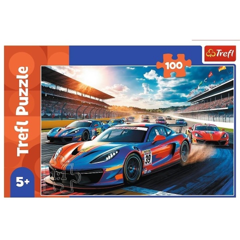 Puzzle 100 Szybka wyścigówka TREFL