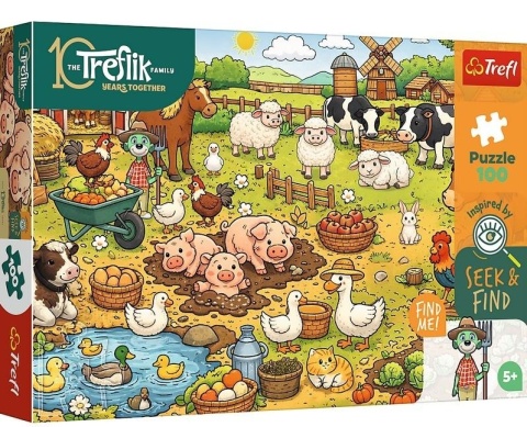 Puzzle 100 Wieś TREFL