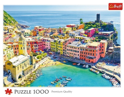 Puzzle 1000 Malownicze miasteczko Vernazza TREFL
