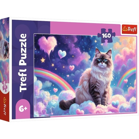 Puzzle 160 Domowy kotek TREFL