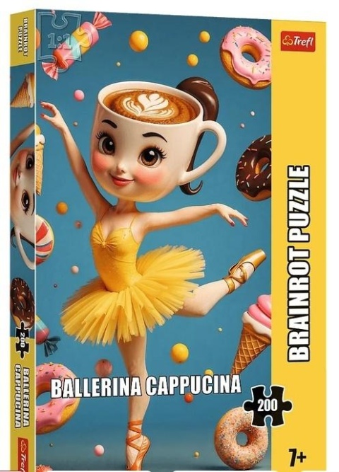 Puzzle 200 BrainRots Ballerina Cappuccina