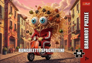 Puzzle 200 BrainRots Bungoletti Spaghettini TREFL